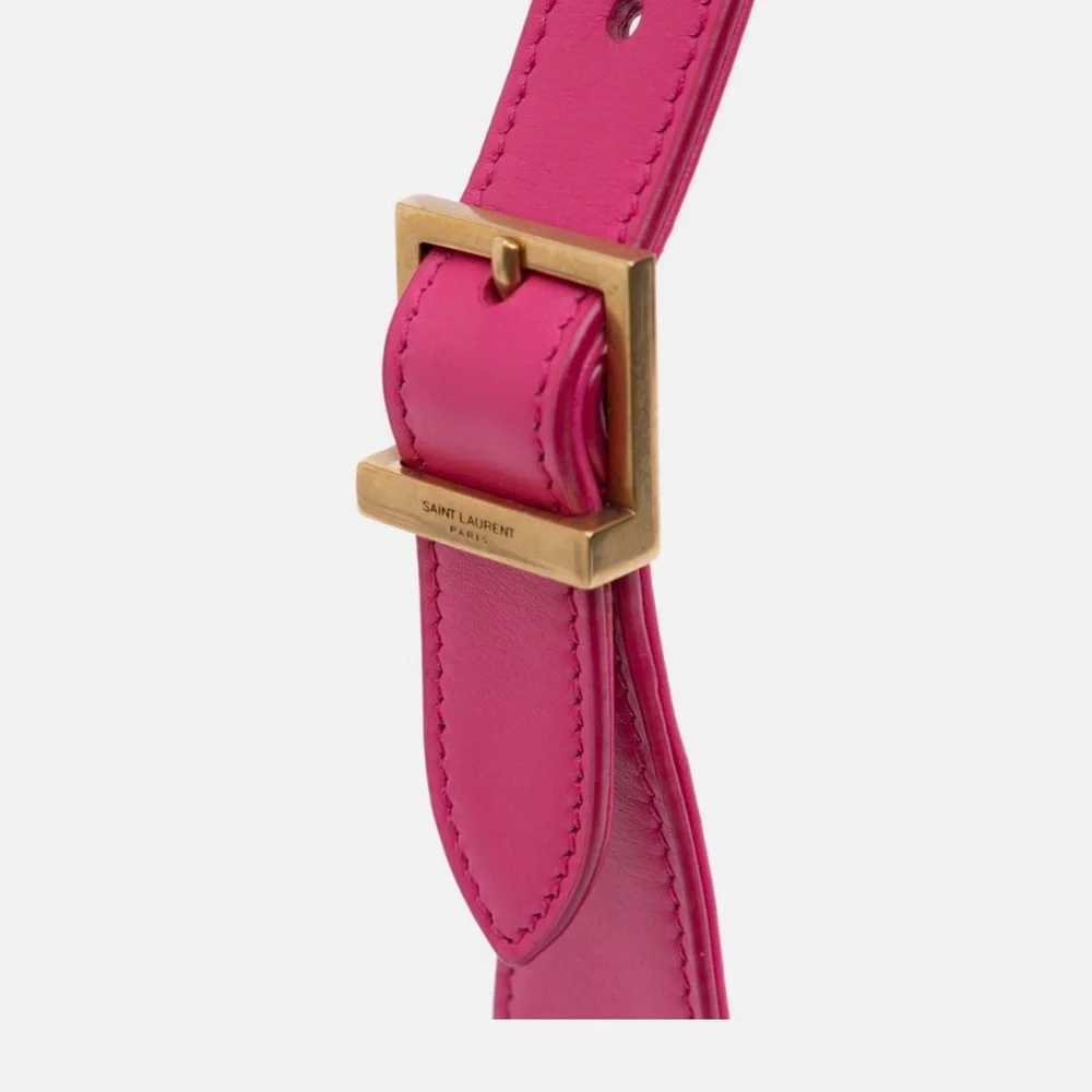 Yves Saint Laurent Le 5 a 7 Fuchsia Shoulder Bag - Picture 4 of 8